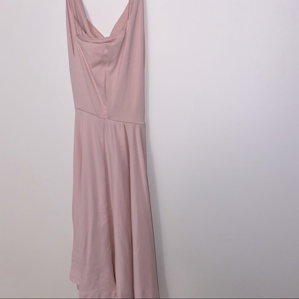 Pink flowy mini dress - Picture 7 of 8
